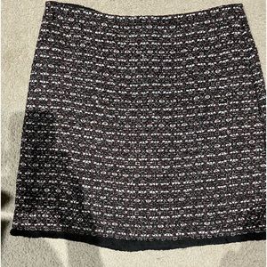 Blk maroon & silver.  Has nice lining, great for holidays or little dressy.